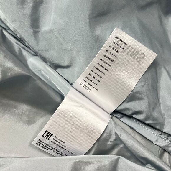 RAINS‎ Track Jacket WMNS M Blue Lightweight Sky 18900 Interior Pockets Nylon Zip - Picture 11 of 13